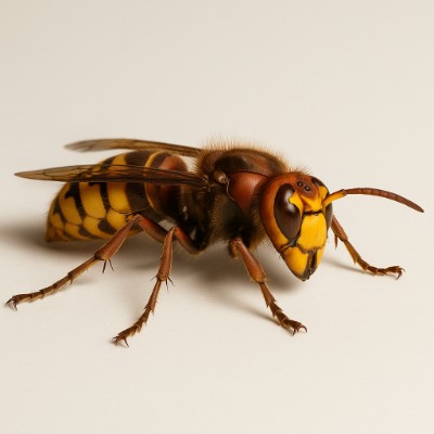 hornet sitting on counter