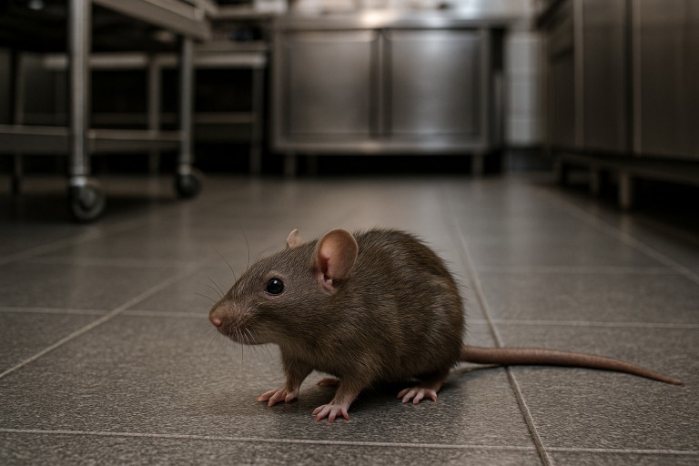 rodent in kitchen